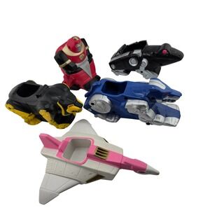 Power Rangers McDonalds Happy Meal Zord Vehicles Lot 5 Vintage 1995